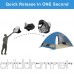 G4Free Large Pop Up Beach Tent Camping Sun Shelter Portable Sun Tents Outdoor Automatic Cabana 3-4 Person Anti UV Shade for Family Adults Baby Camping Fishing Sets up in Seconds - B06Y44M4QR