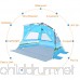 mittaGonG Instant Pop Up Portable Beach Tent Sun Shelter Blue Sky and Ocean XL 95L 53W 51H Comfortably fits 3-4 Person - B01N1XHLND