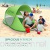 multifun Pop up Tent Anti UV Instant Portable Beach Tent Sun Shelter Outdoor Ventilated Automatic Tent Water-resistant Camping Cabana for 2-3 People With Carrying Bag - B07BGXX5T7