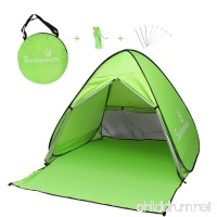 Sunba Youth Beach Tent  Beach Shade  Anti UV Baby Beach Tent  Portable Instant Sun Shelter  for 2-3 Person Camping& Travel - B07DN6KQP5
