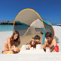 ZOMAKE Pop Up Beach Tent XL for 2-3 Person  Portable Sun Shelters for Baby with UV Protection - B078N37L47