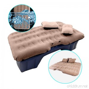 HIRALIY Car Inflatable Mattress Portable Travel Camping Air Bed Foldable Couch with Electric Pump - B07BSGVYHQ
