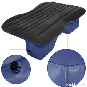Leoneva Multifunctional Inflatable Car Air Bed Inflatable Bed Camping Back Seat Extended Mattress with Repair Pad Air Pump For Travel (US Stock) - B076F6J552