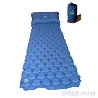 My Outdoors Lightweight Sleeping Pad - compact and very light sleeping mat with pillow. Insulated and great for camping  travelling and hiking. - B07C6636L5