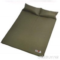 Porpora BSWolf Q3006-B Outdoor Inflatable Double Sleeping Mat for Camping and the Beach - Army Green - B0741GVH5G