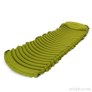 Ultralight Camping Air Mattress for Backpacking Inflatable Sleeping Pad with Dry Bag - B073QSLFHN