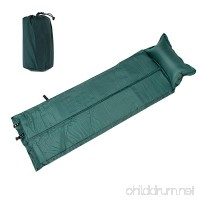 Wealers Camping Sleeping Mat Lightweight Automatic Inflatable Mattress Sleeping Pad Camping Bed with Attached Pillow - B0145QNSXU